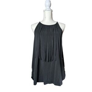 American Eagle Outfitters‎ AEO Soft & Sexy Fringe Halter Tank Top